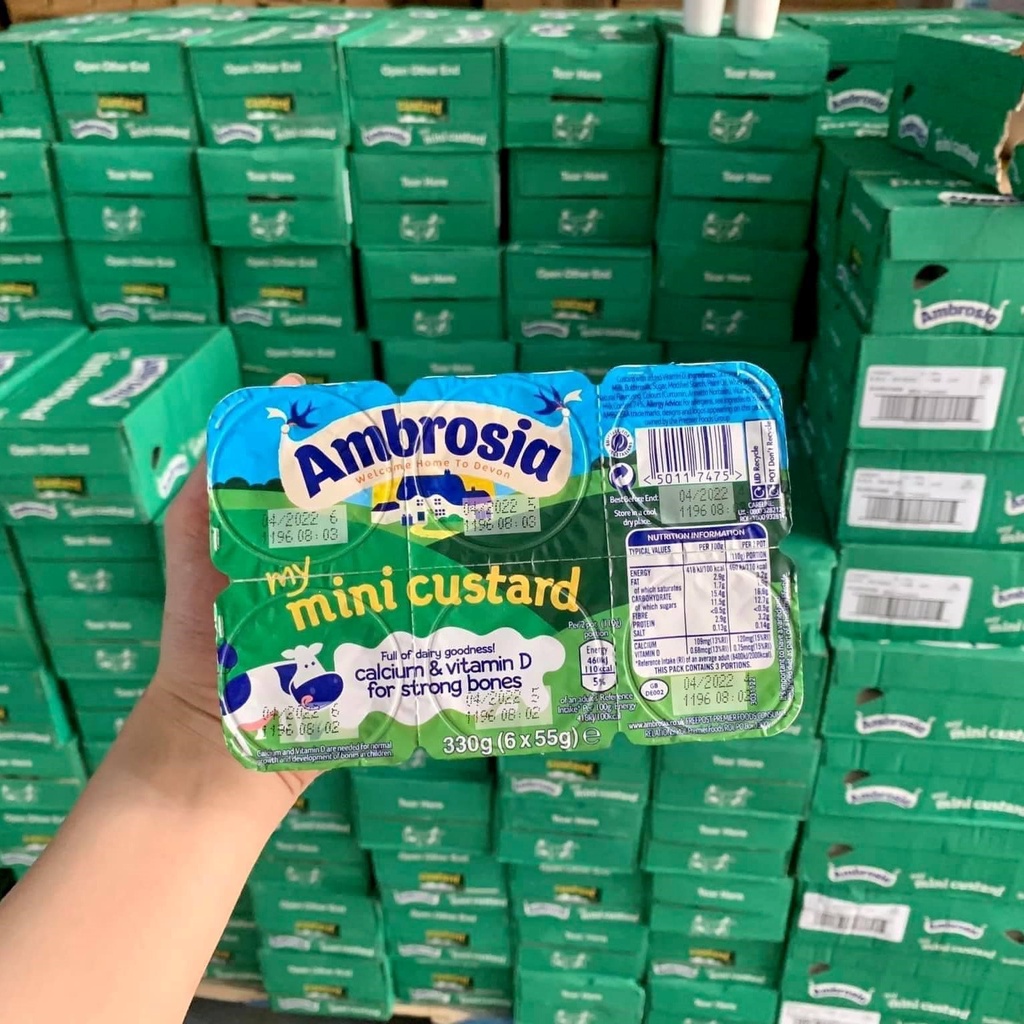 Váng Sữa Ambrosia Cho Bé Ăn Dặm Từ 6 Tháng Tuổi Thơm Ngon Bổ Dưỡng Nội Địa Anh
