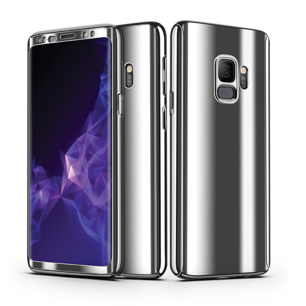Ốp điện thoại nhựa cứng tráng gương sang trọng bảo vệ 360 độ cho Samsung Galaxy S9 Plus