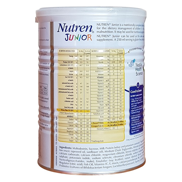 [CHÍNH HÃNG] Sữa Nutren Junior 400g Chính hãng phân phối tại Việt Nam Nestle