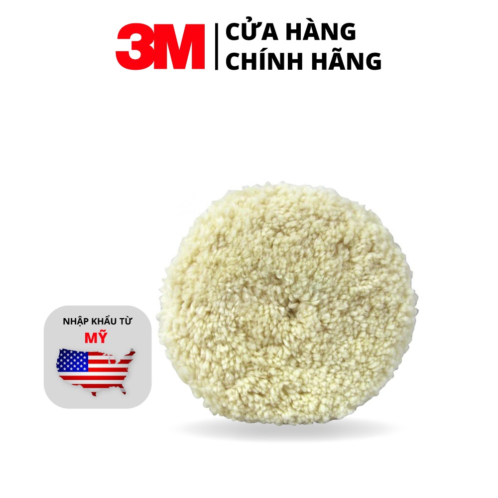 Phớt lông cừu 2 mặt 3M 05703 22cm (Trắng)