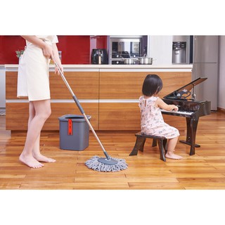 Bộ lau nhà Fitis Dura Cao Cấp - Inox 430 Vuông Tròn