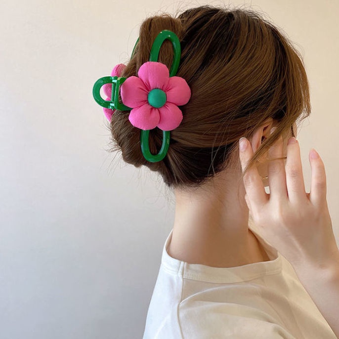 Kẹp Tóc Hoa Hồng Phong Cách Mới Mùa Hè Cho Bé Gái