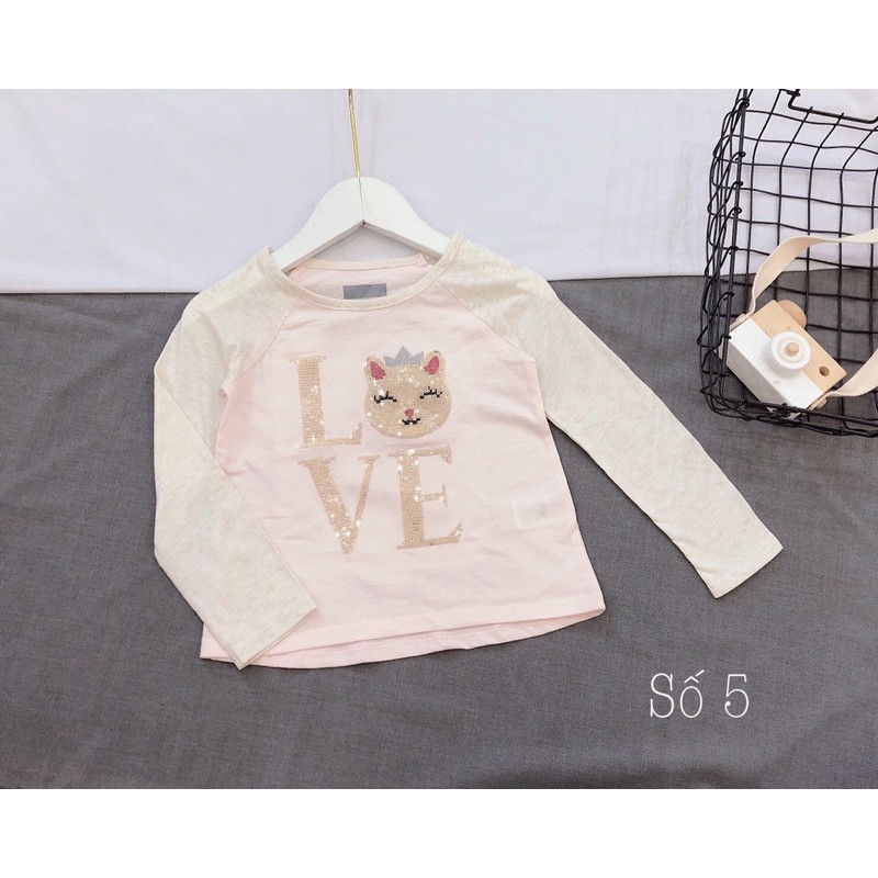 Áo Phông cotton Place bé gái xuất xịn
