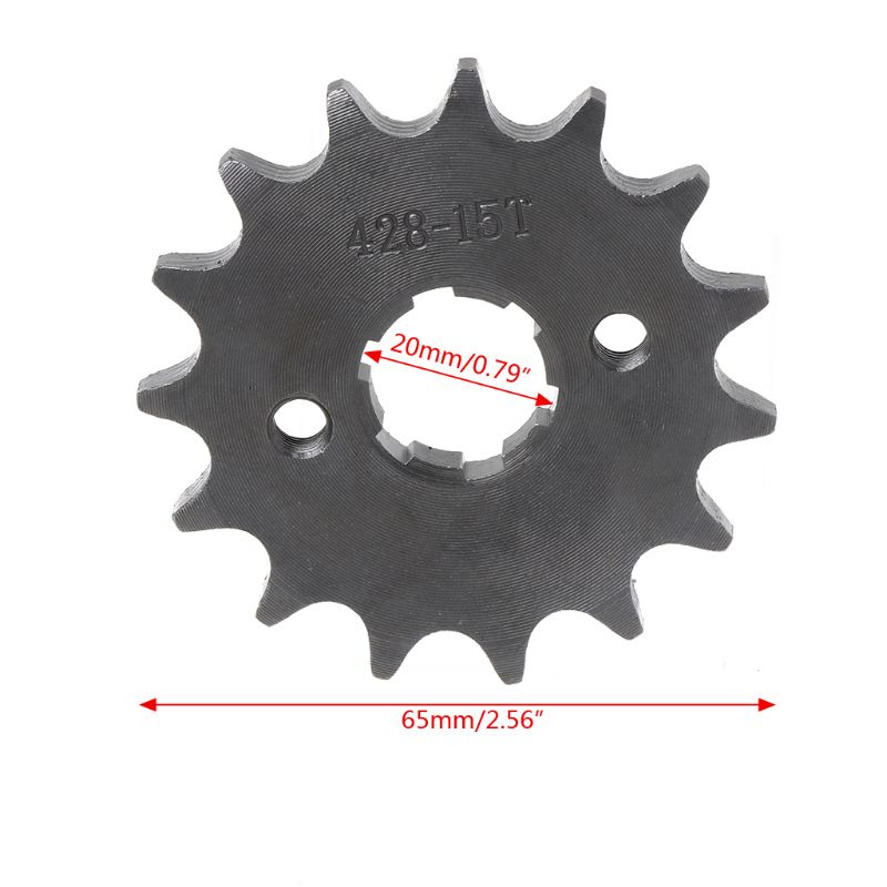 Kiki motorcycle scootor off-road 10t 19t nhông trước bánh răng bụi bẩn xe đạp đường kính 20mm