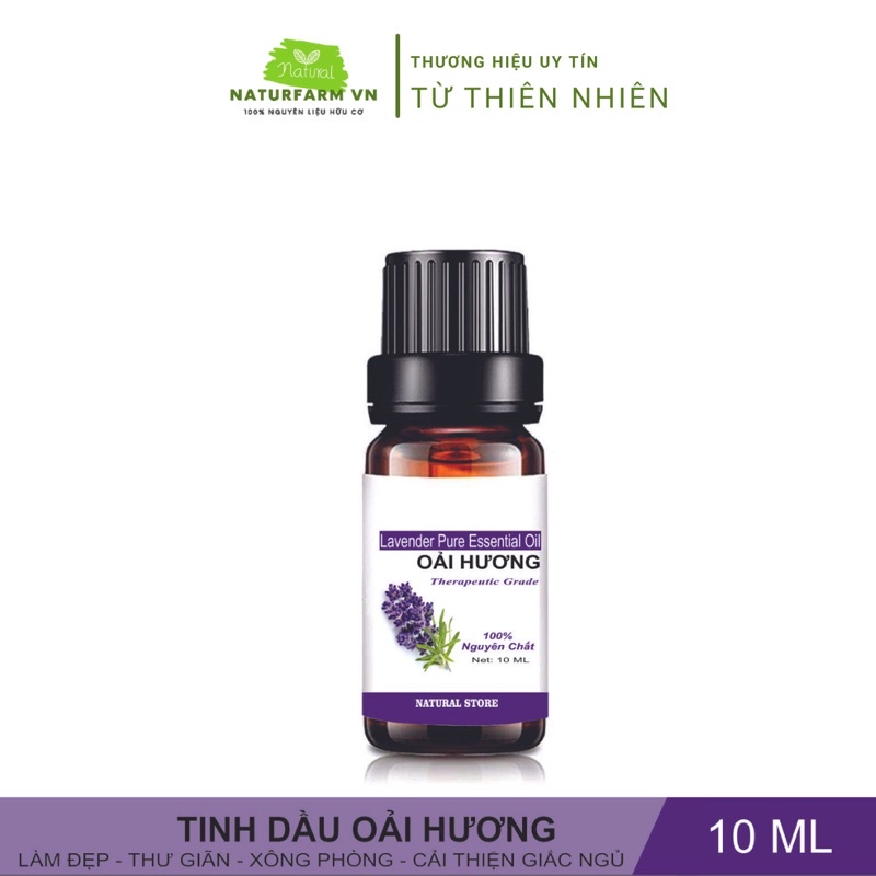 Tinh Dầu Oải Hương 10ML Nguyên Chất Organic [ Lavender Pure Essential Oil ]