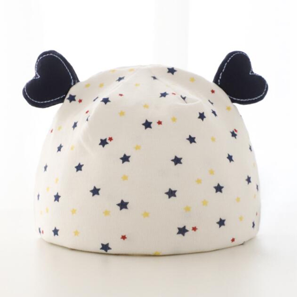 Mũ Cotton In Họa Tiết Ngôi Sao Dễ Thương Thời Trang Xuân Thu Cho Bé Sơ Sinh Từ 0-3 Tháng Tuổi