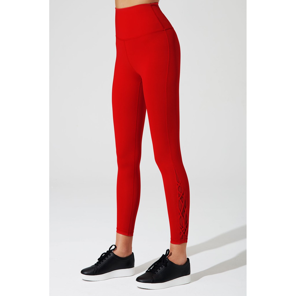 OLABEN Quần tập yoga gym đan dây Sangria Knotted Legging