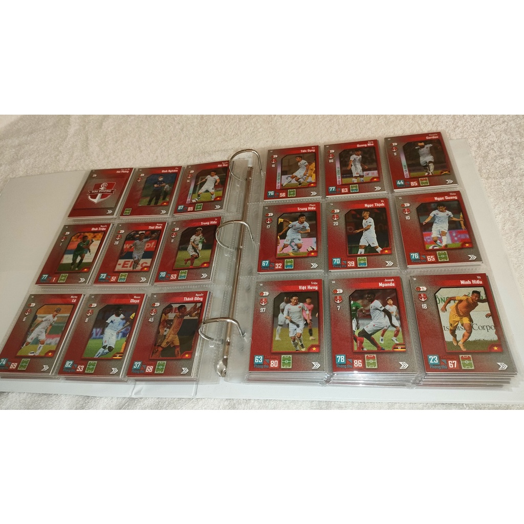 Bộ thẻ cầu thủ bóng đá VLeague 2022 | 18 thẻ
