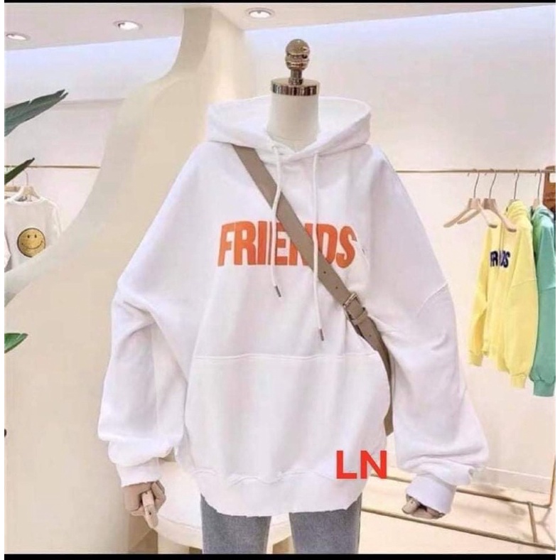 Áo hoodie 3D chữ FRIEND LN11