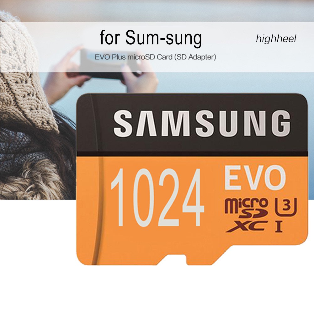 Thẻ Nhớ Micro Sd Kỹ Thuật Số Sam Sung 512gb / 1tb Evo U3 Tf Cho Điện Thoại / Máy Ảnh