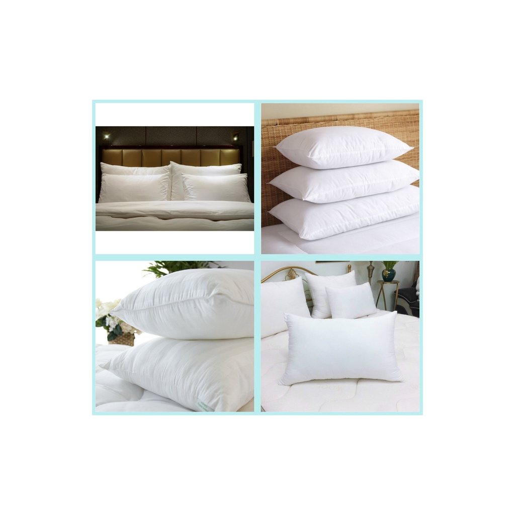 Ruột Gối Trắng Chất Liệu Cotton Cao Cấp Êm Ái, Mềm Mại Nâng Niu Giấc Ngủ Của Bạn.
