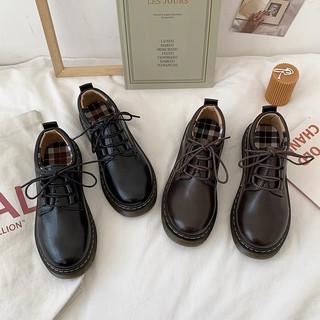 Giày oxford da nữ Dr Martens buộc dây vintage học sinh ulzzang Hàn Quốc [Yannie]