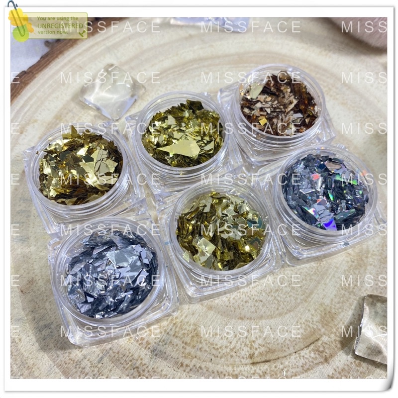 Sét giấy vụn set trang trí nail