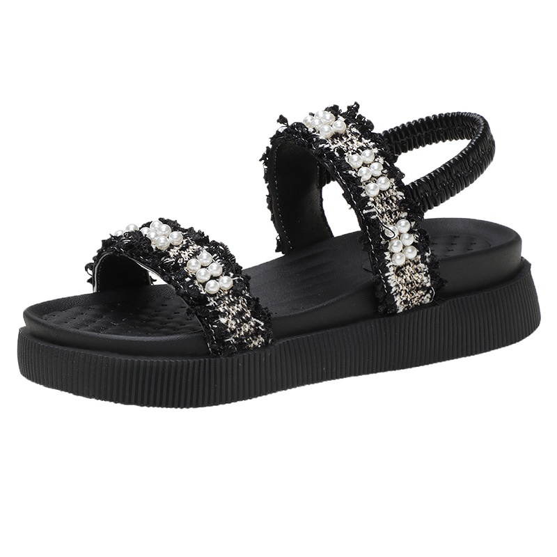 Dép Sandal Nữ đế cao 4.5cm đế dày thời trang