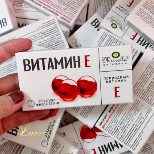 Vitamin e vỉ Nga, vitamin E270mg giúp đẹp da, sáng mắt, cân bằng nội tiết tố. | WebRaoVat - webraovat.net.vn