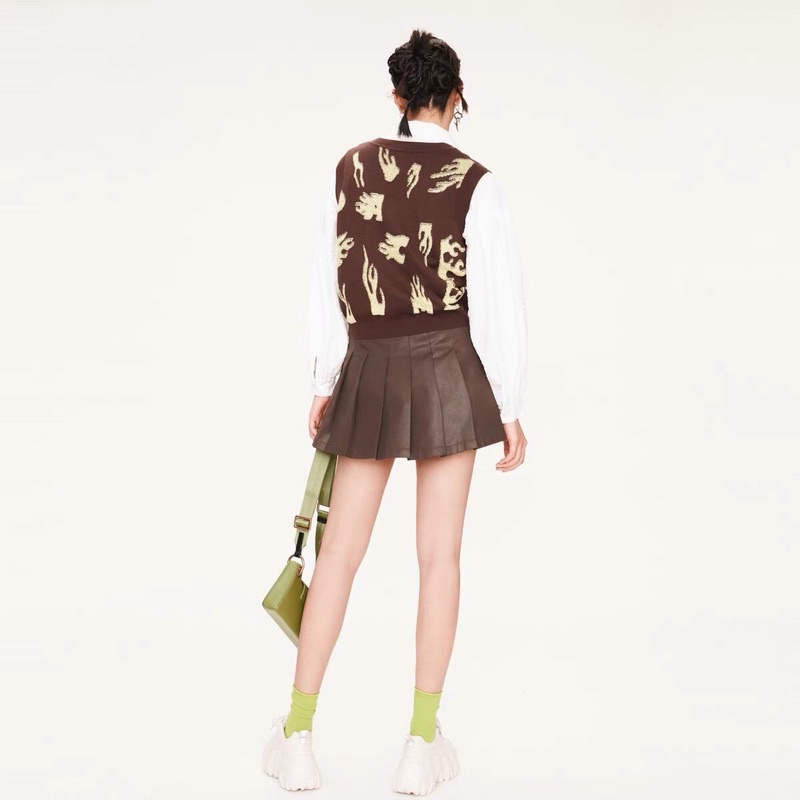 Áo ghile len nâu Peacebird