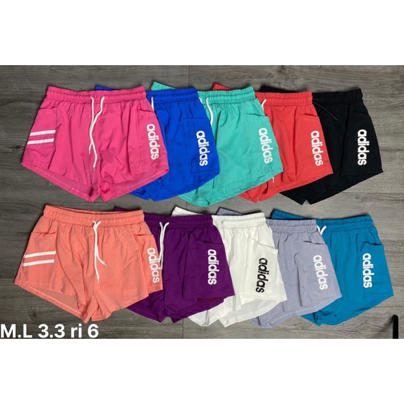 Quần Tập Gym Nữ Shorts 2 Lớp Có Túi ADS