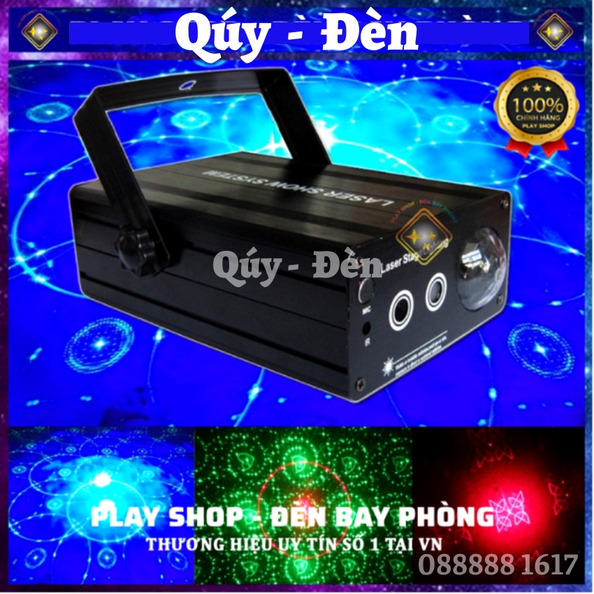 Đèn Laser 3 in 1 Cảm Biến Nhạc Giá Rẻ Dùng Cho Phòng Bay, Phòng Karaoke, Bar...