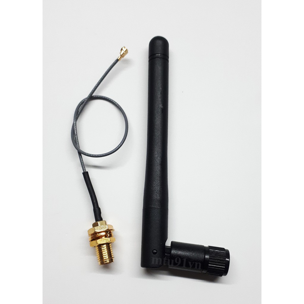 Bộ Anten WiFi 2.4GHz và dây nối thông dụng cho WiFi 2-3dbi