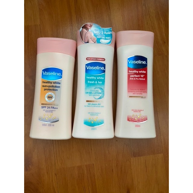Sữa dưỡng thể trắng da Vaseline 200ml
