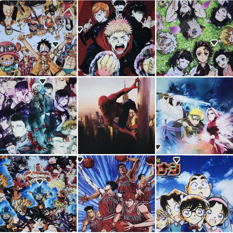 OtakuTPstore Lót chuột Mouse pad anime One Piece Jujitsu Kaisen Kimetsu no Yaiba Tokyo Revengers Naruto Marvel