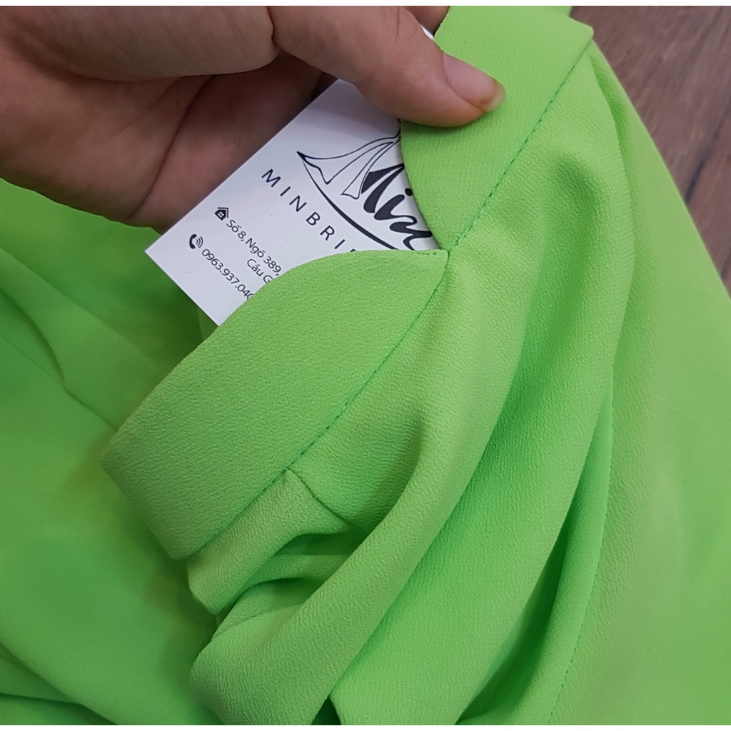 Ao Dài Truyền Thống Vải Chifon 4 Tà Màu Xanh Chuôi - Ao dài Min | BigBuy360 - bigbuy360.vn