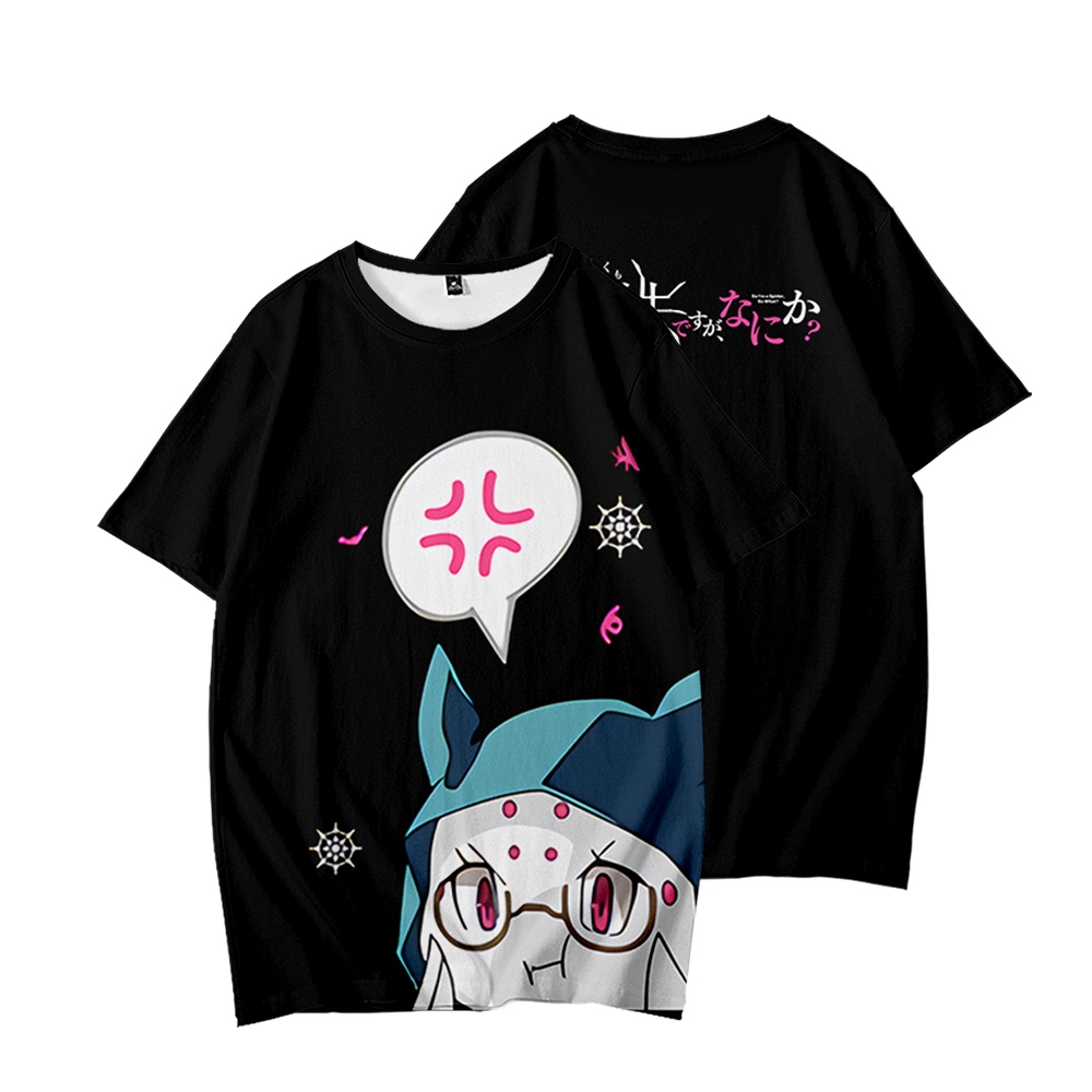 Áo Thun Tay Ngắn Cổ Tròn In Hình Nhện Hai Chiều Thời Trang Mùa Hè Cho Nam Và Nữ