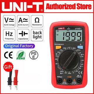 UNI-T UT33A + UT33B + UT33C + UT33D + Đồng hồ vạn năng kỹ thuật số Đồng hồ đo điện áp Đồng hồ đo dòng điện, Đồng hồ đo điện dung