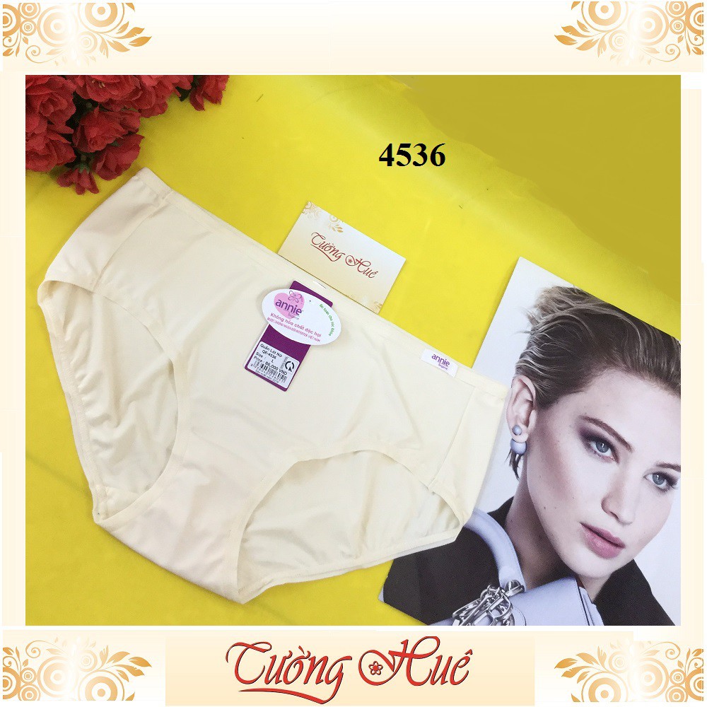 Quần lót nữ annie QE 4536 trơn lưng cao.