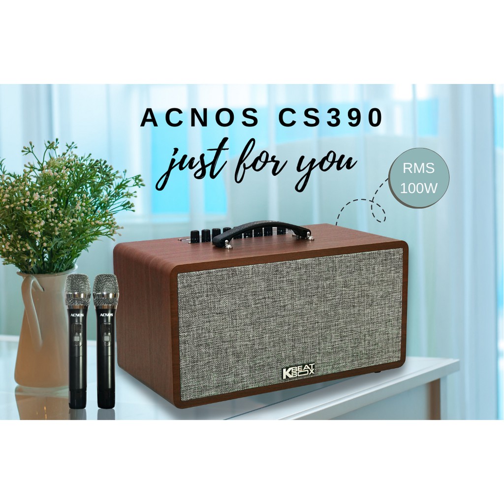 Loa Acnos Cs390 | Dàn âm thanh Karaoke chuyên nghiệp | Chính hãng bảo hành 12 tháng