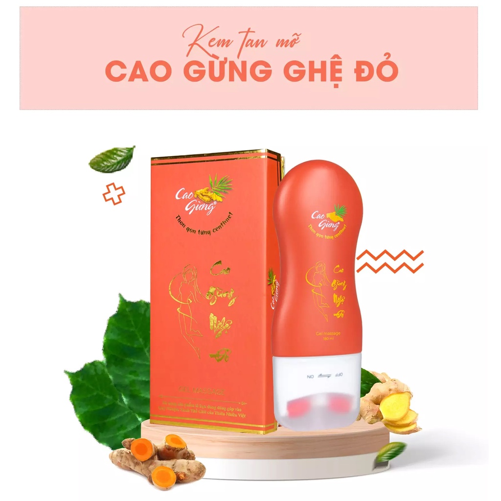 Cao Gừng Nghệ Đỏ THIÊN NHIÊN VIỆT - 180g