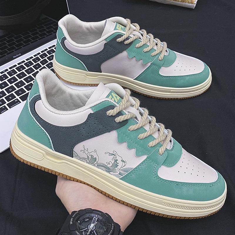 Ielgy Giày Sneaker In Họa Tiết niche Dễ Phối Đồ Thời Trang Cho Nam
