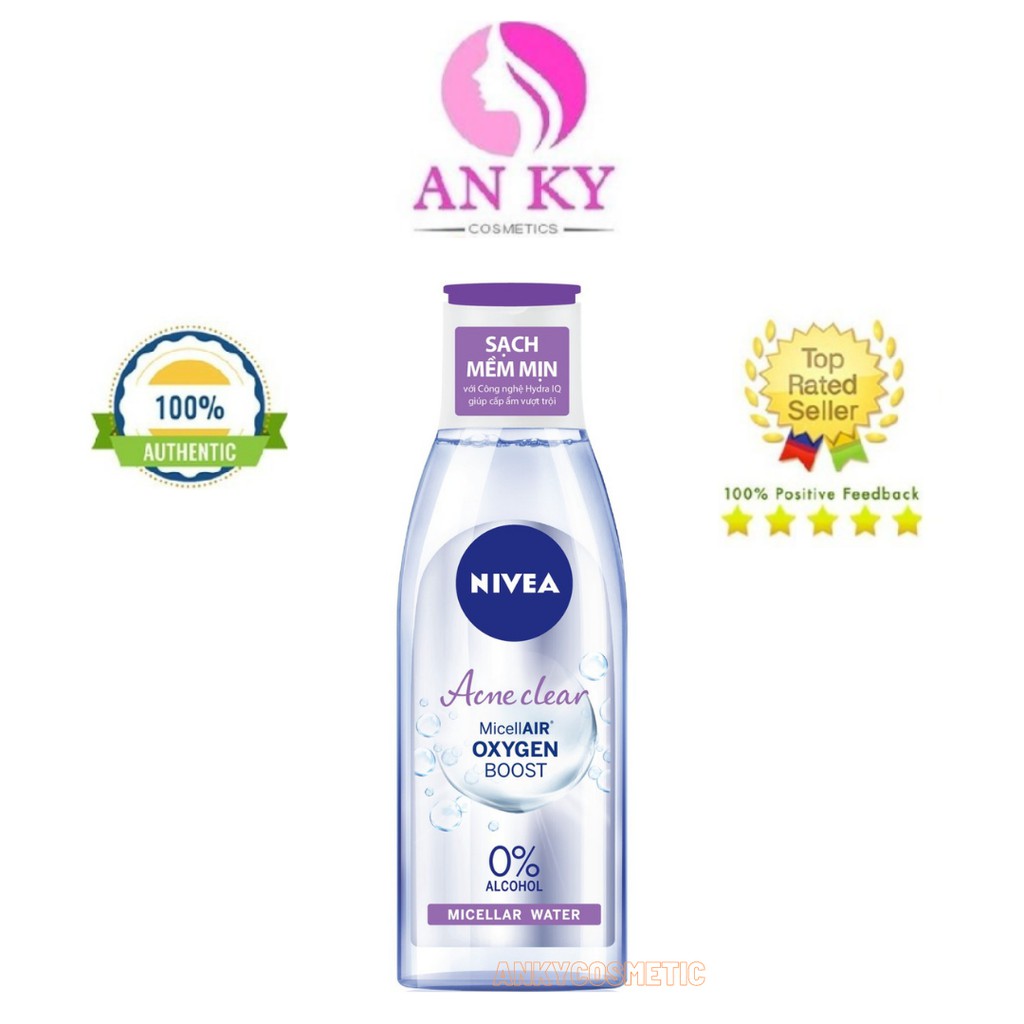 Nước Tẩy Trang Nivea Cho Da Mụn Acne Care Makeup Clear Micellar Water 200ml - 89271