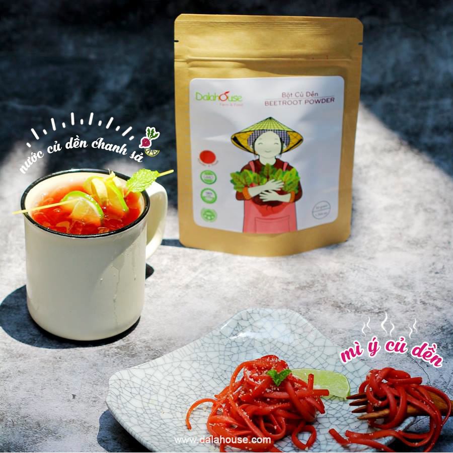 (Bán sỉ) Bột củ dền nguyên chất Dalahouse túi 50g - NPP Tâm Dược Thảo