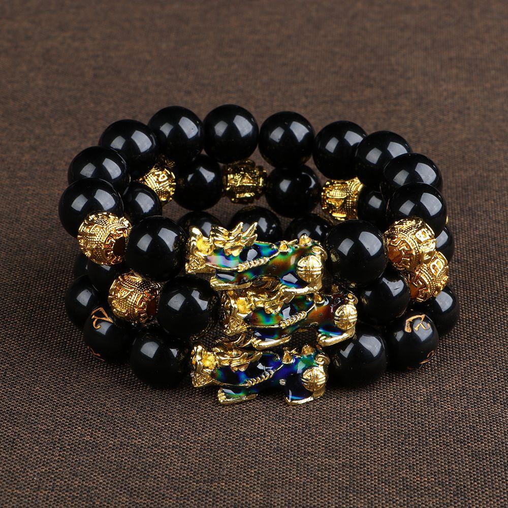 Vòng Đeo Tay May Mắn Thời Trang|Mặt Dây Chuyền Hình Linh Vật Thay Đổi Màu Sắc