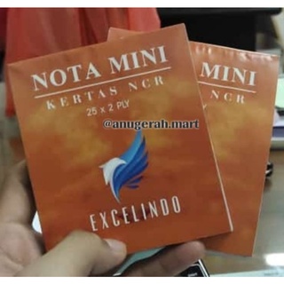 Sổ ghi chú Mini Note 2 gồm 10 cuốn sách / Giấy NCR 2 lớp