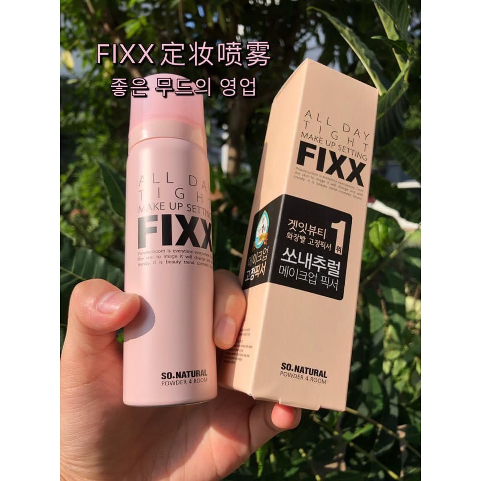 XỊT KHÓA LỚP TRANG ĐIỂM MAKE UP SO NATURAL ALL DAY TIGHT MAKE UP SETTING FIXER 75ML CHÍNH HÃNG - 7467 | BigBuy360 - bigbuy360.vn