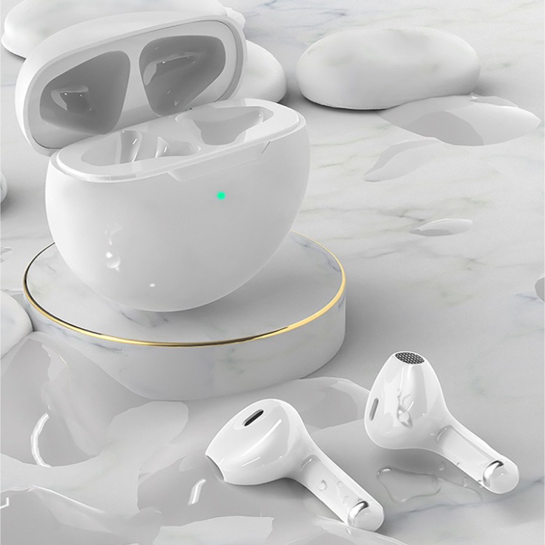 Tai Nghe Bluetooth TWS Air Pro 6, Tai Nghe Không Dây Stereo Pro 6 Tích Hợp Mic Chống Nước Chống Ồn Cảm Ứng Cao Cấp