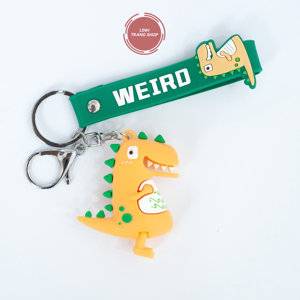 Móc Chìa Khoá Cute Khủng Long, Móc Khoá Keychain Hình Khủng Long Dễ Thương