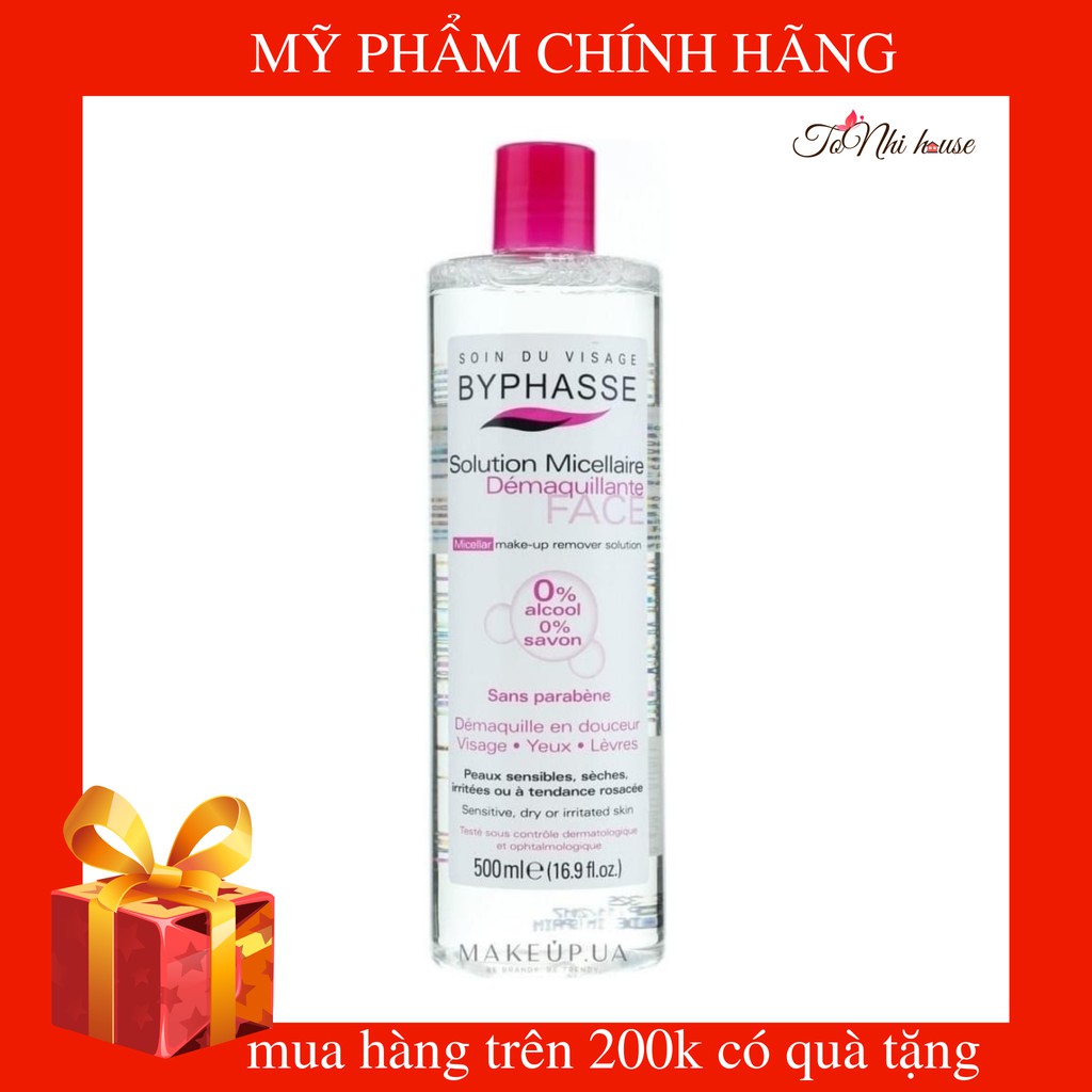 Nước Tẩy Trang Byphasse Micellar Make-Up Remover Solution 500ml