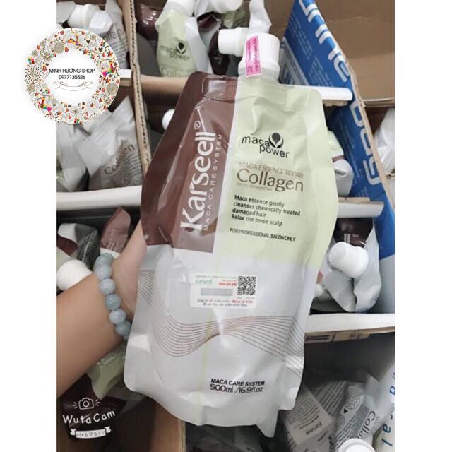 Dầu hấp tóc collagen Karseell Macca dưỡng tóc chắc khoẻ mềm mượt