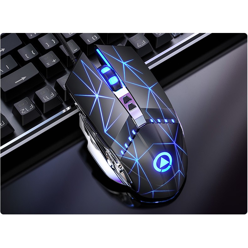 Chuột chơi GAME Silver Eagle G3PRO E-sports nút Smart Macro LED quang USB - Tặng lót chuột xịn