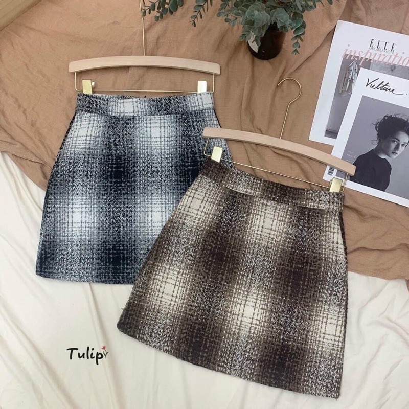 CHÂN VÁY DÁNG A hoạ tiết