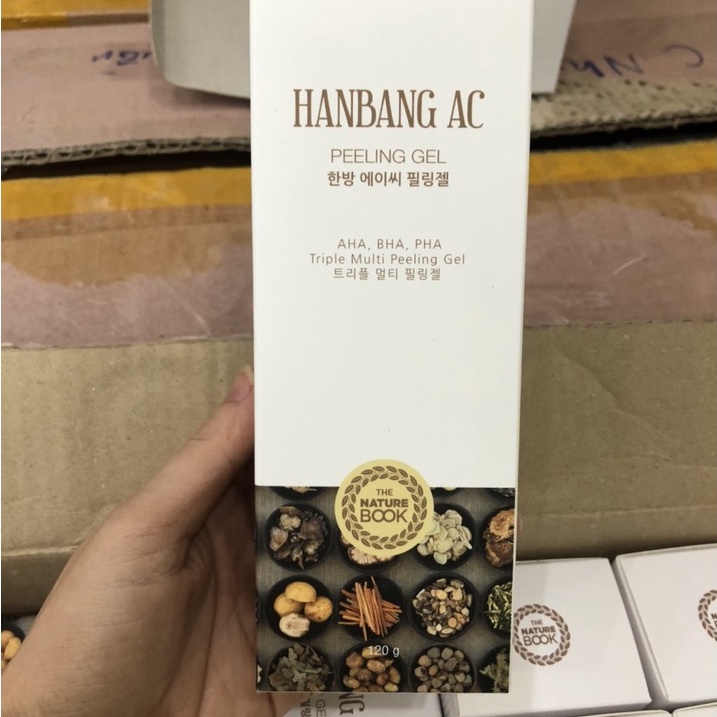 Tẩy da chết dưỡng da sạch mun đông y Hanbang AC Peeling Gel - The nature book