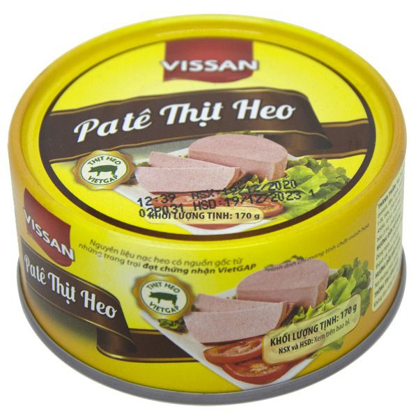 Pate Thịt Heo Vissan Hộp 170g