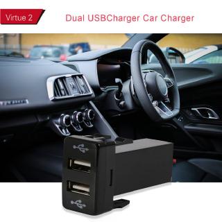 Car 5V 2.1A USB Interface Charger USB Audio input Socket use for TOYOTA Hilux