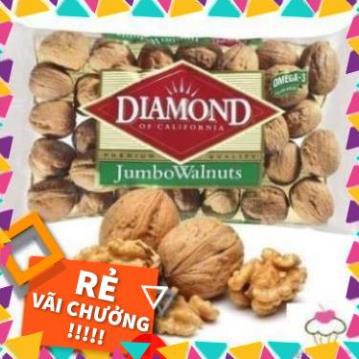 ( KIBO ) Óc Chó Mỹ Diamond Jumbo Walnuts gói 453G - Mỹ