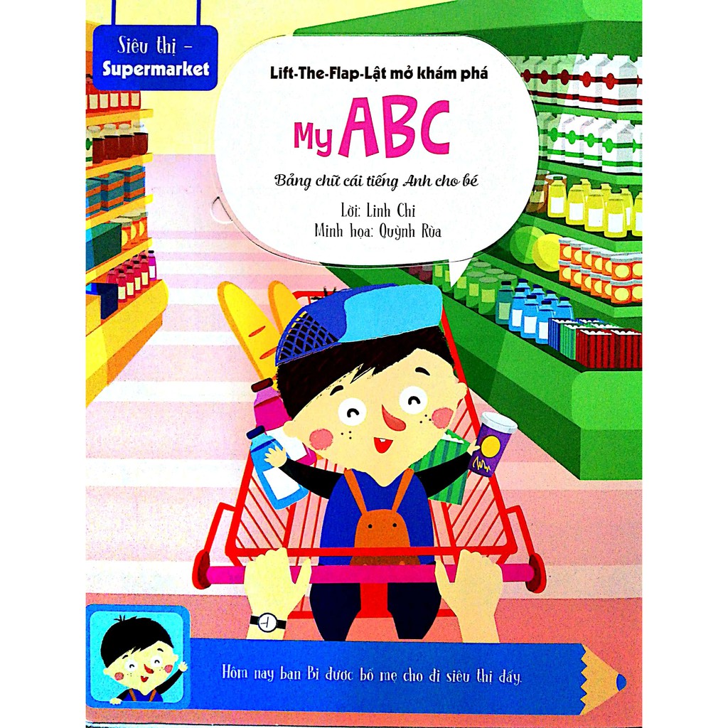 Sách - Lift The Flap - Lật mở khám phá: My ABC - Bảng Chữ Cái Tiếng Anh cho bé