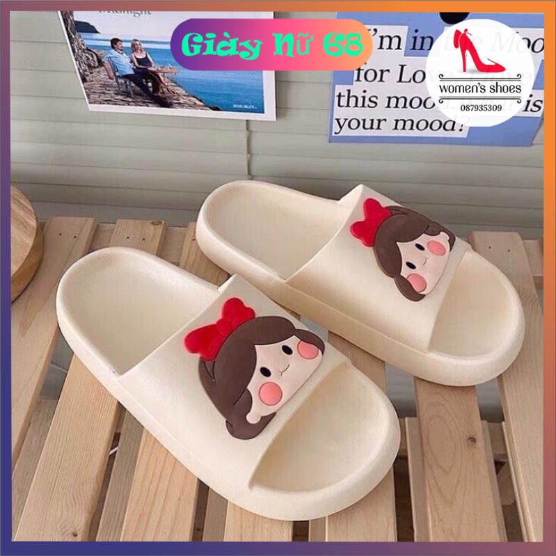 Dép Bánh Mỳ Nữ Cô Gái Cao Cấp Hót Hít