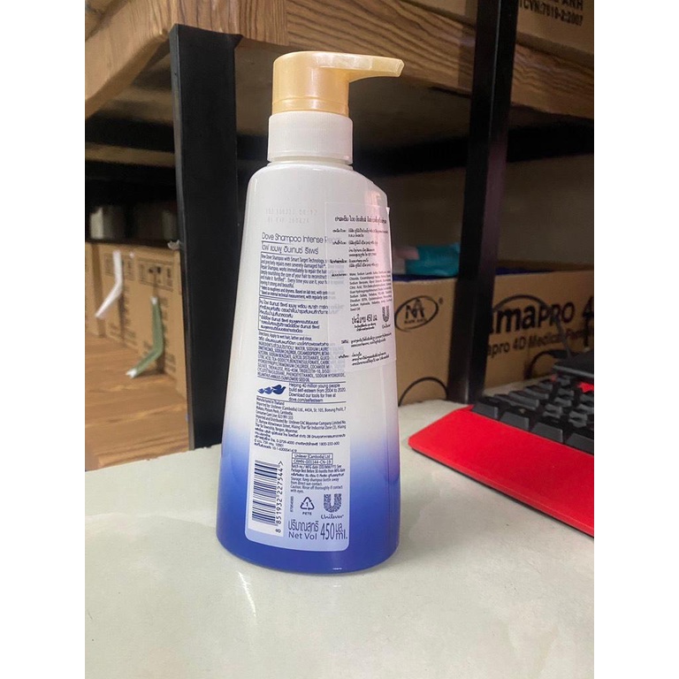 Dầu Gội Dove 450ml Xanh Mây